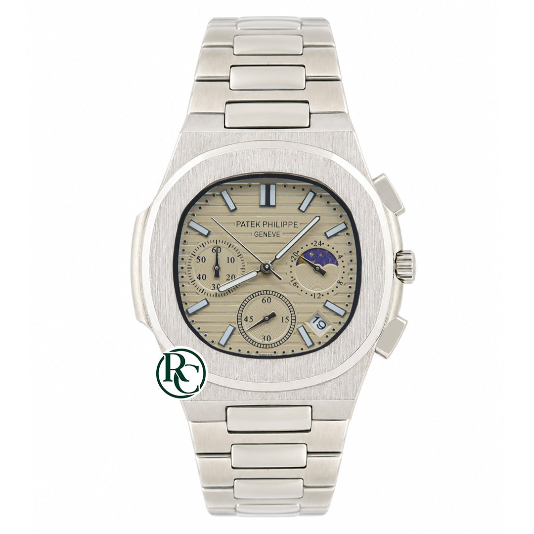 PTK Chronograph Silver Stainless Steel - Chain