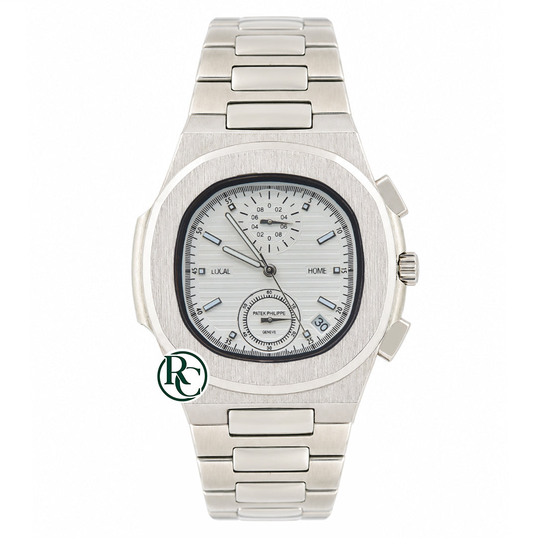 PTK Chronograph Silver Stainless Steel - Chain