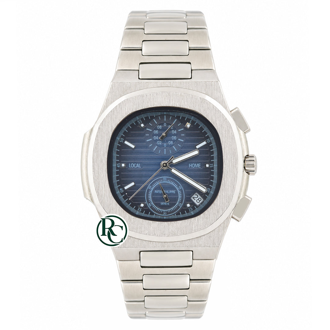 PTK Chronograph Silver Stainless Steel - Chain