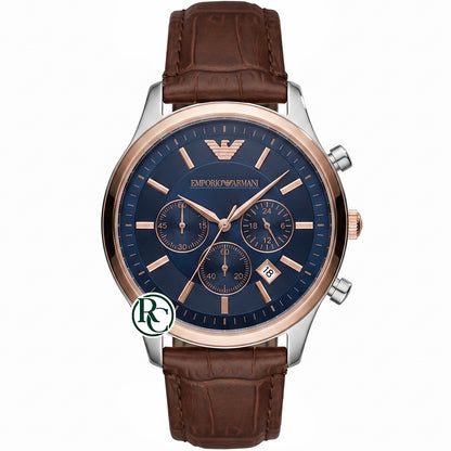 ARM Chronograph Silver - Leather Strap