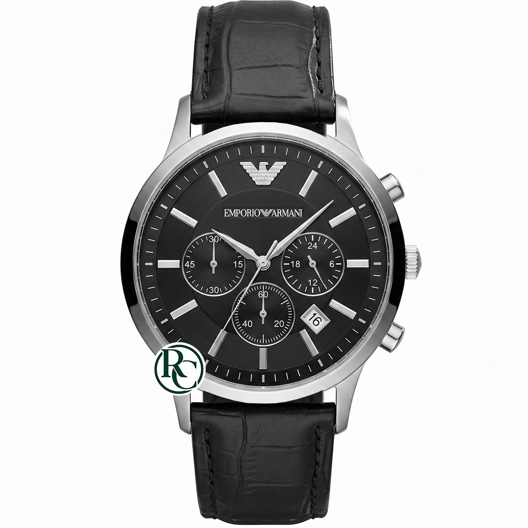 ARM Chronograph Silver - Leather Strap