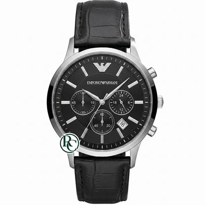 ARM Chronograph Silver - Leather Strap