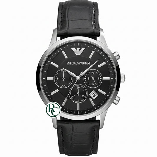 ARM Chronograph Silver - Leather Strap