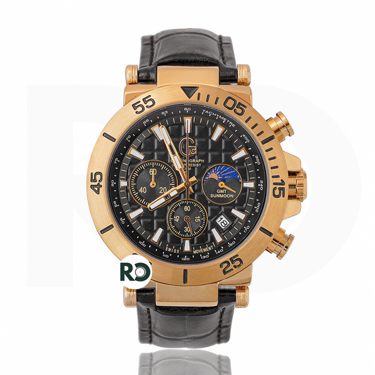GC Chronograph Yellow Gold - Leather Strap