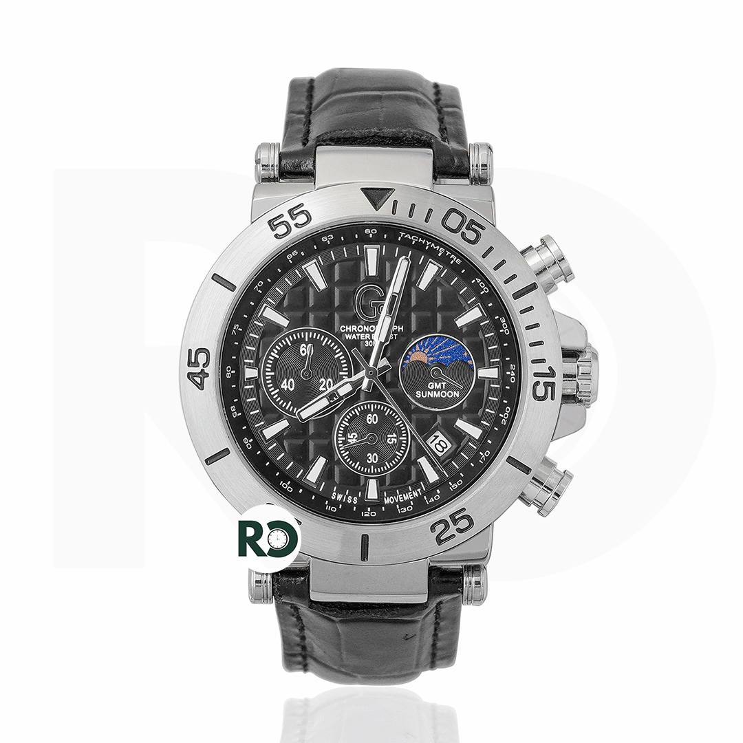 GC Chronograph Silver - Leather Strap