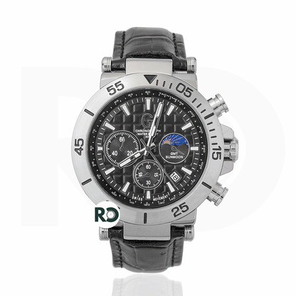 GC Chronograph Silver - Leather Strap