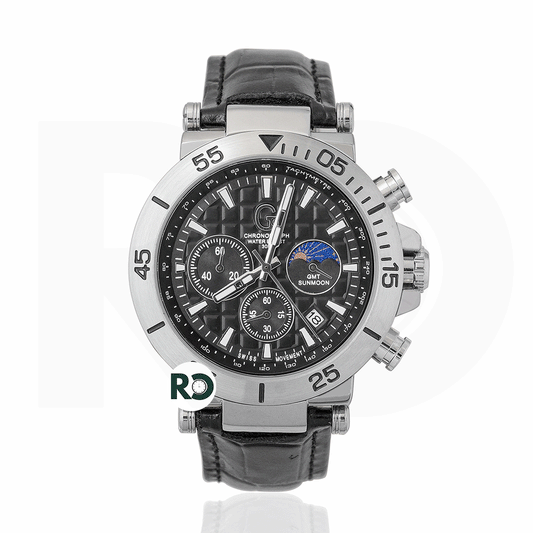 GC Chronograph Silver - Leather Strap