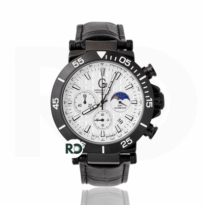 GC Chronograph Black - Leather Strap