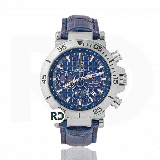 GC Chronograph Silver - Leather Strap