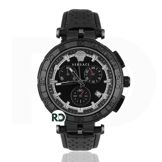 VRS Chronograph Black- Leather Strap