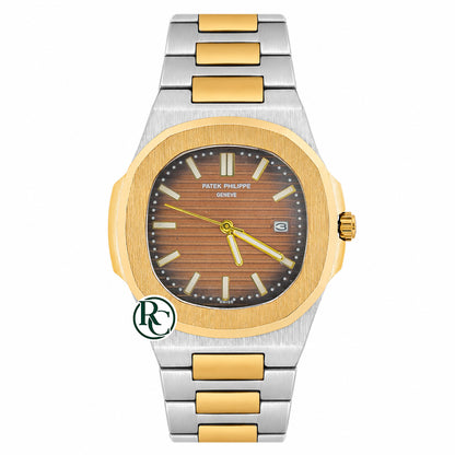 PTK Quartz Dual Tone Yellow Gold- Chain