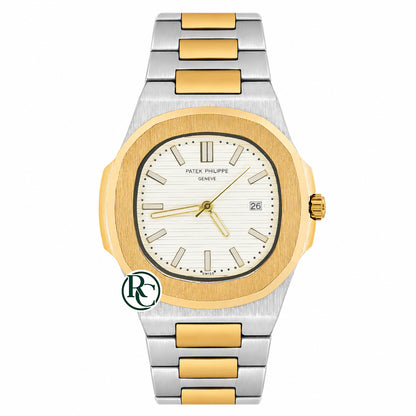 PTK Quartz Dual Tone Yellow Gold- Chain