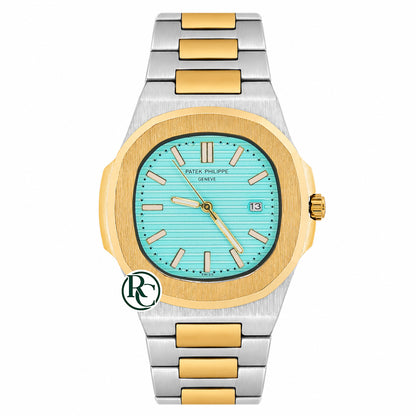 PTK Quartz Dual Tone Yellow Gold- Chain
