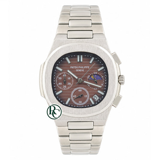 PTK Chronograph Silver Stainless Steel - Chain