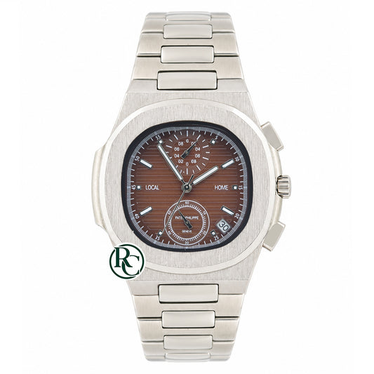 PTK Chronograph Silver Stainless Steel - Chain