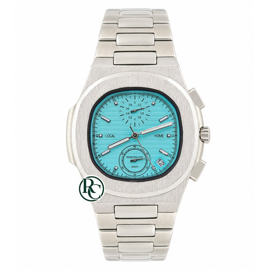 PTK Chronograph Silver Stainless Steel - Chain