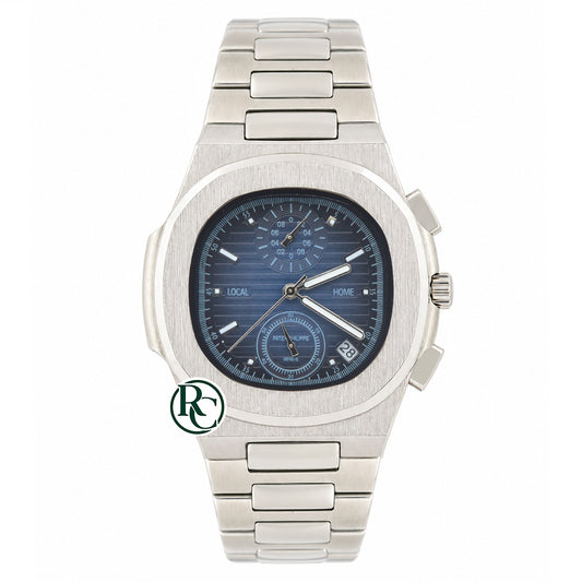 PTK Chronograph Silver Stainless Steel - Chain