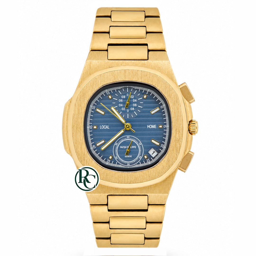 PTK Chronograph Yellow Gold Stainless Steel - Chain