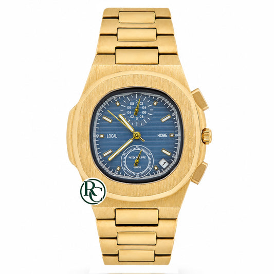 PTK Chronograph Yellow Gold Stainless Steel - Chain