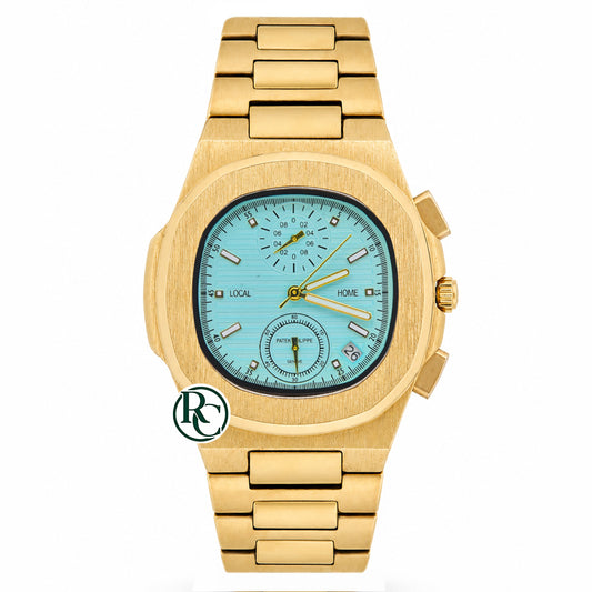 PTK Chronograph Yellow Gold Stainless Steel - Chain