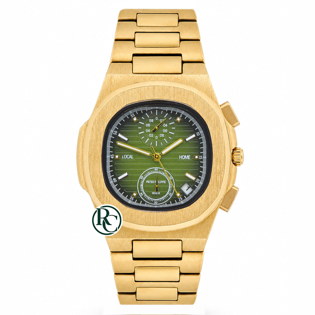 PTK Chronograph Yellow Gold Stainless Steel - Chain