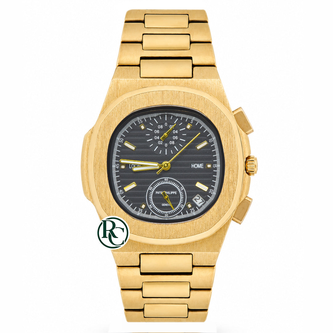 PTK Chronograph Yellow Gold Stainless Steel - Chain