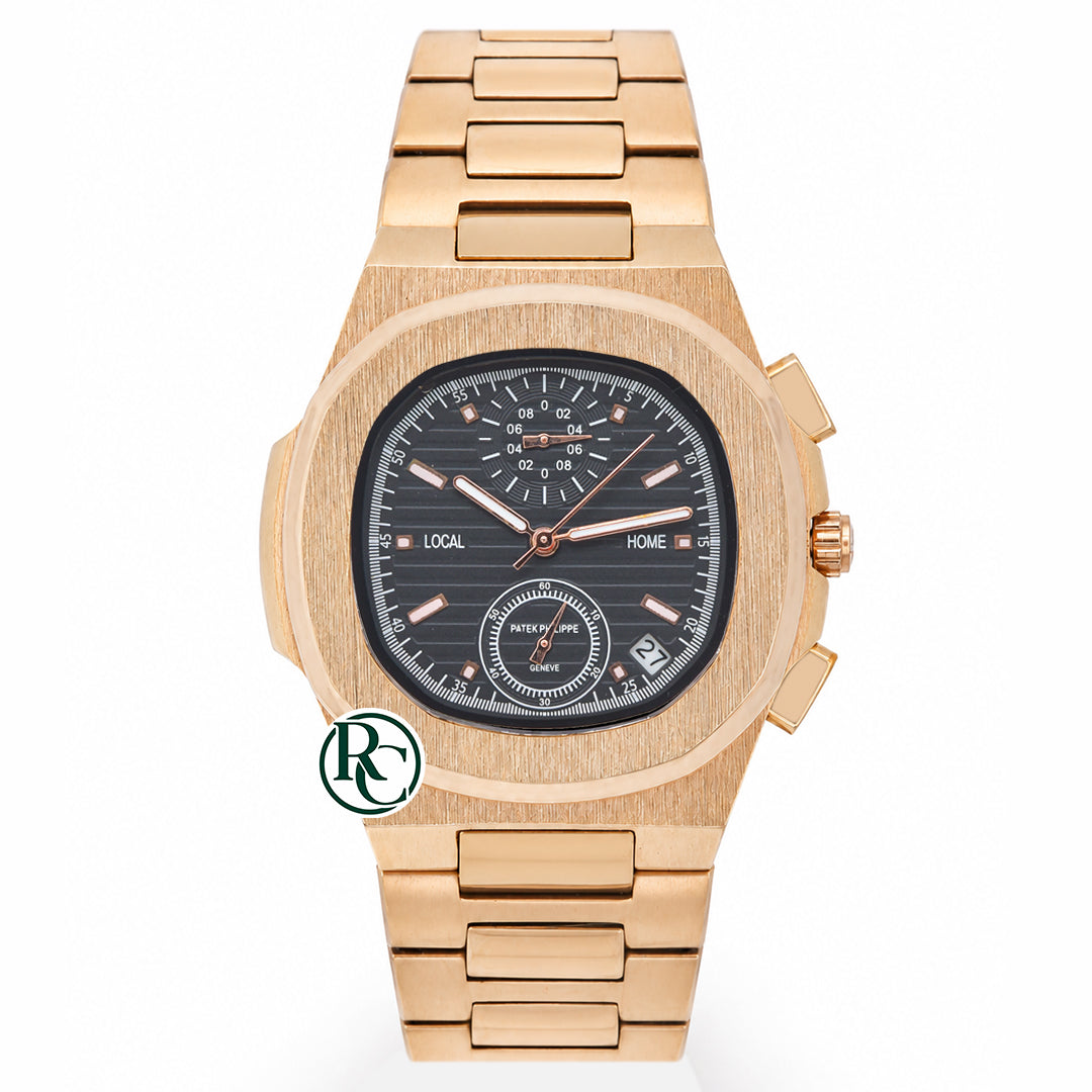 PTK Chronograph Rose Gold Stainless Steel - Chain