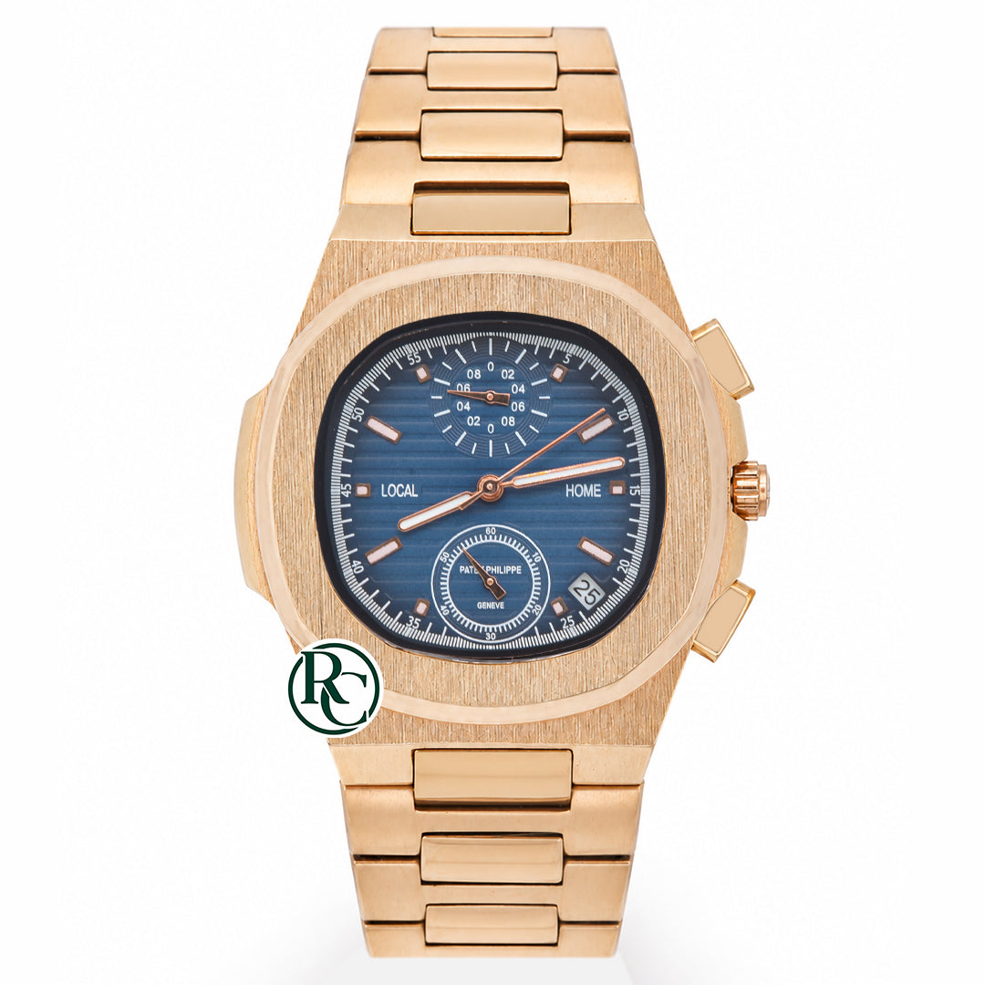PTK Chronograph Rose Gold Stainless Steel - Chain