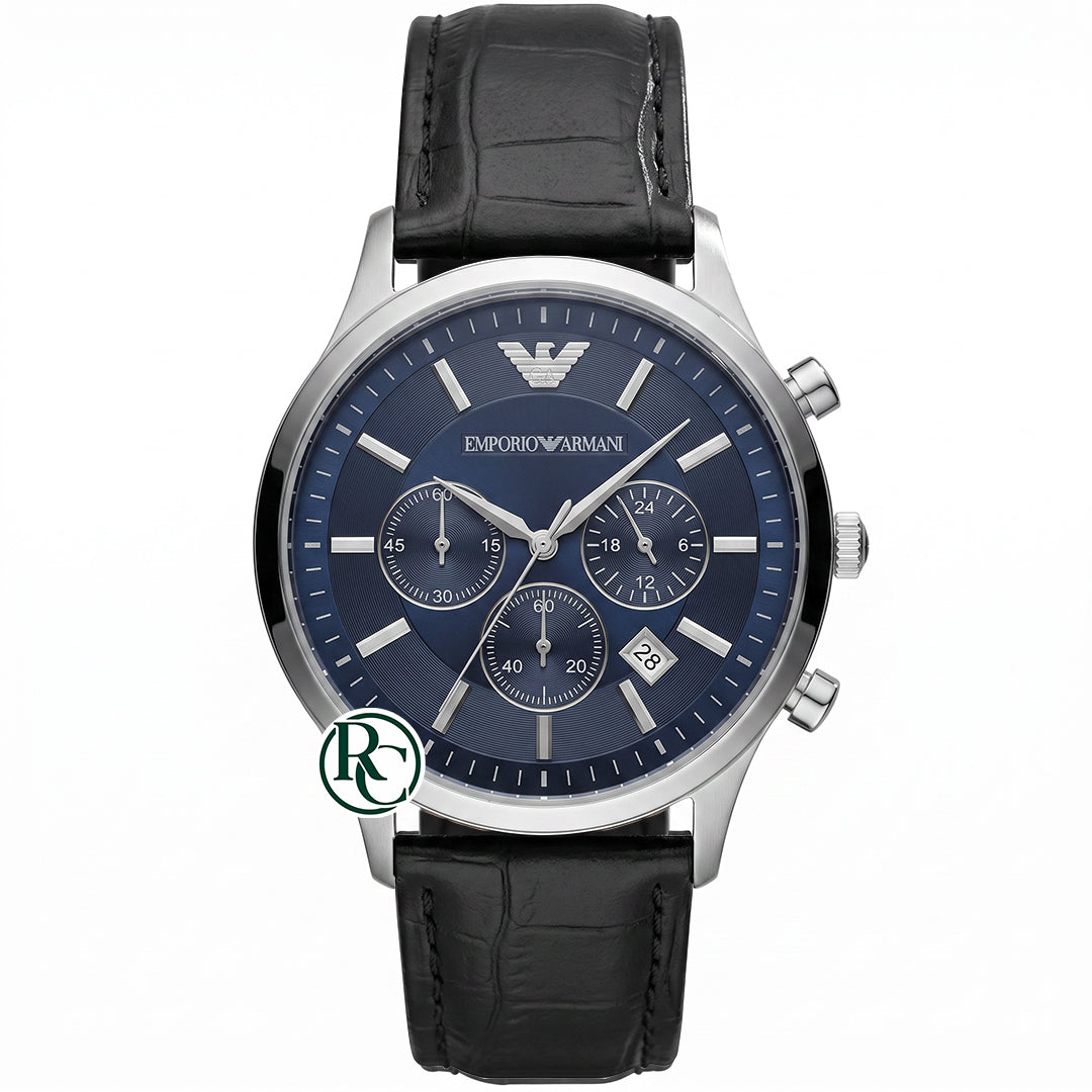 ARM Chronograph Silver - Leather Strap