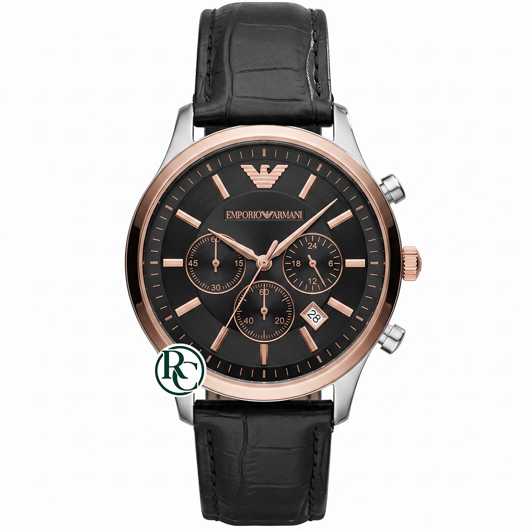 ARM Chronograph Silver - Leather Strap