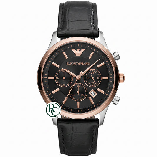 ARM Chronograph Silver - Leather Strap