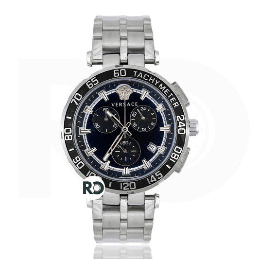 VRS Chronograph Silver Stainless steel - Chain