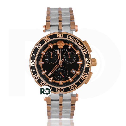 VRS Chronograph Dual Tone Rose Gold- Chain