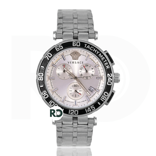 VRS Chronograph Silver Stainless steel - Chain