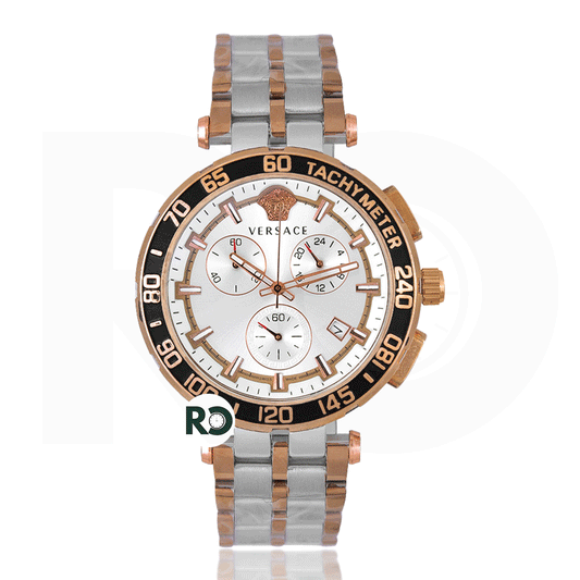 VRS Chronograph Dual Tone Rose Gold- Chain