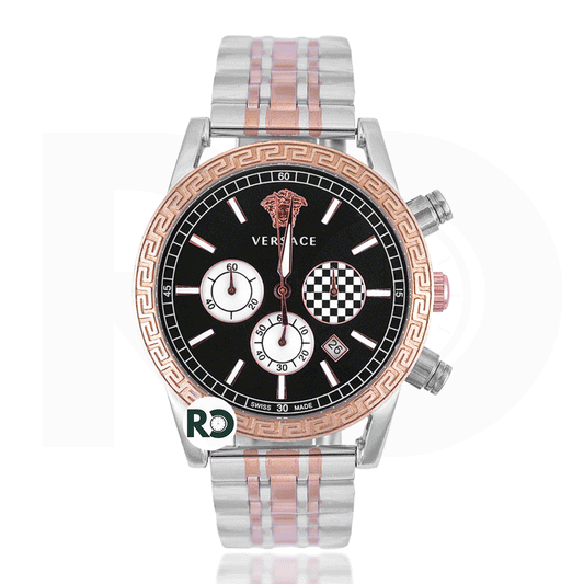 VRS Chronograph Dual Tone Rose Gold- Chain