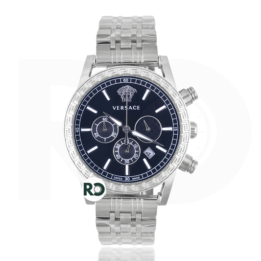 VRS Chronograph Silver Stainless steel - Chain