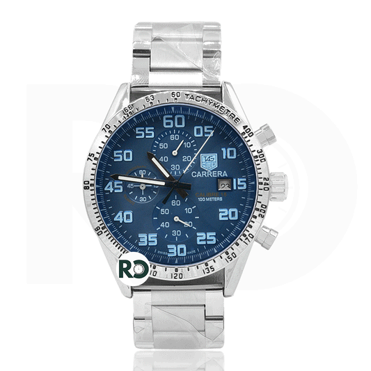 TAG Chronograph Silver Stainless steel - Chain