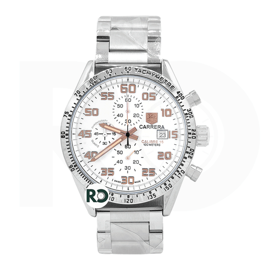 TAG Chronograph Silver Stainless steel - Chain