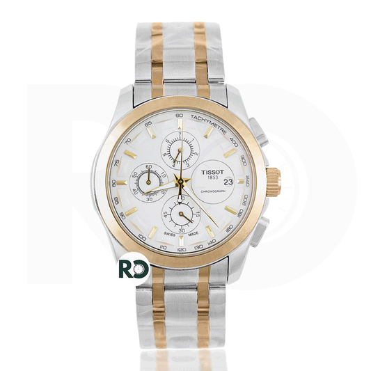 TST Chronograph Two Tone Yellow Gold Stainless Steel - Chain