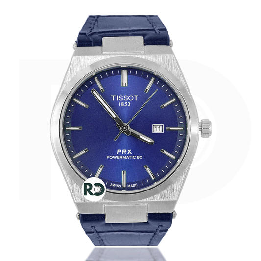 TST Quartz Silver- Leather Strap