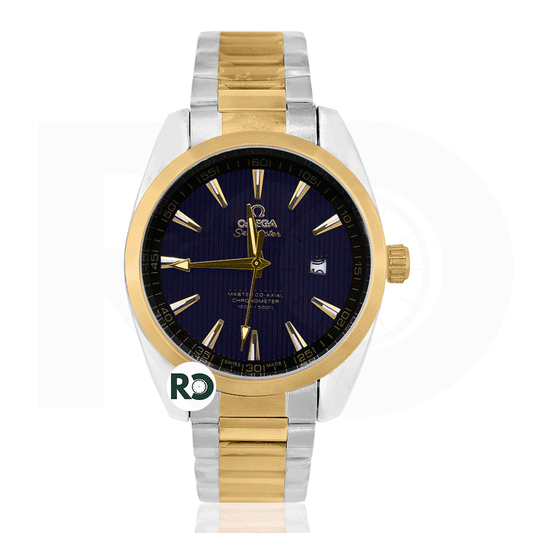 OMG Quartz Dual Tone Yellow Gold- Chain