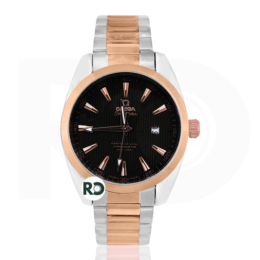 OMG Quartz Dual Tone Rose Gold- Chain