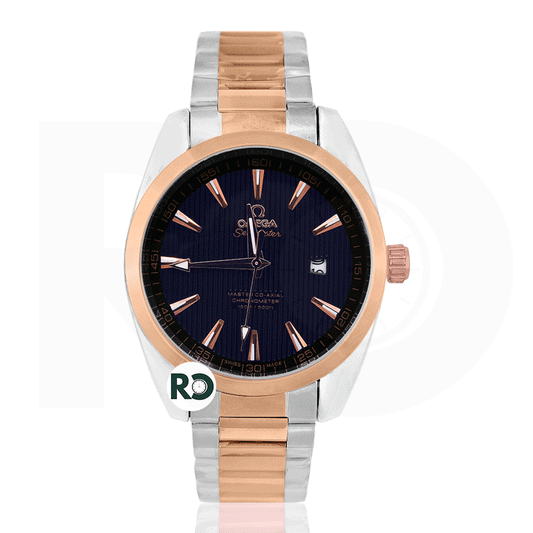 OMG Quartz Dual Tone Rose Gold- Chain
