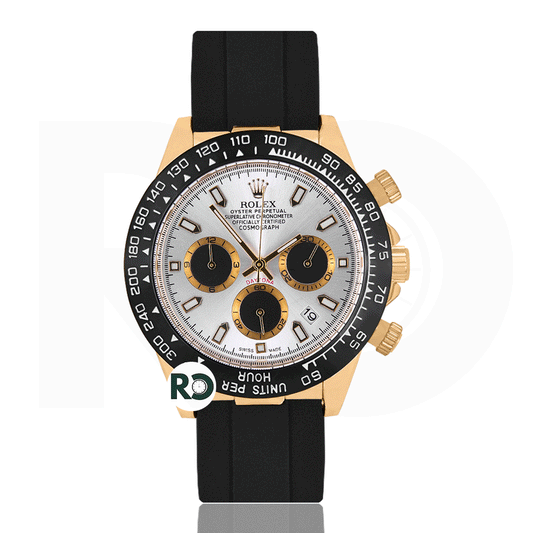 RLX Chronograph Yellow Gold- Rubber Strap