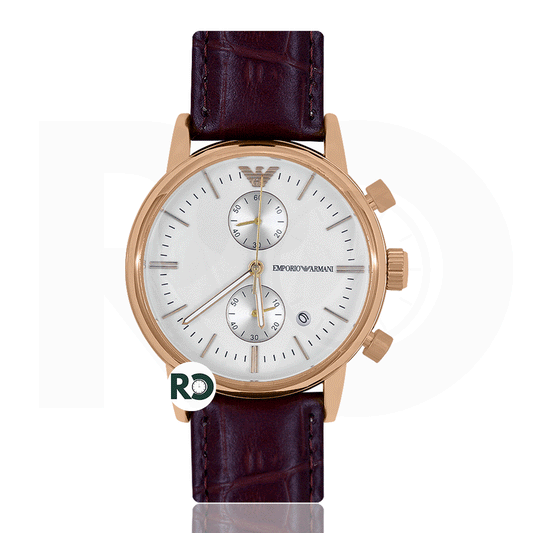 ARM Chronograph Yellow Gold Case - Leather Strap