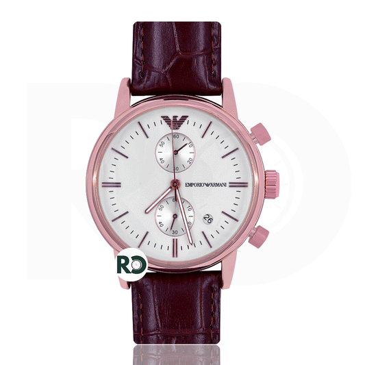 ARM Chronograph Rose Gold Case - Leather Strap