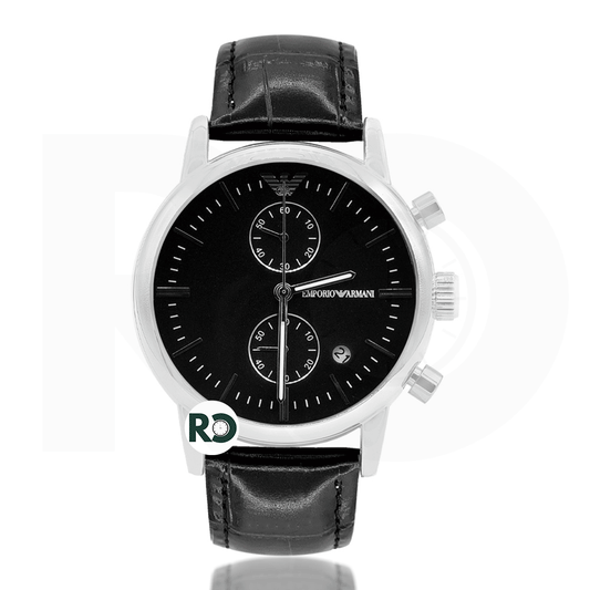 ARM Chronograph Silver Case - Leather Strap