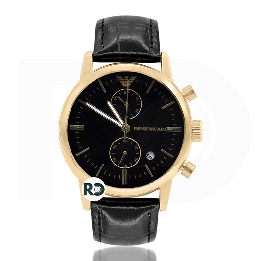 ARM Chronograph Yellow Gold Case - Leather Strap