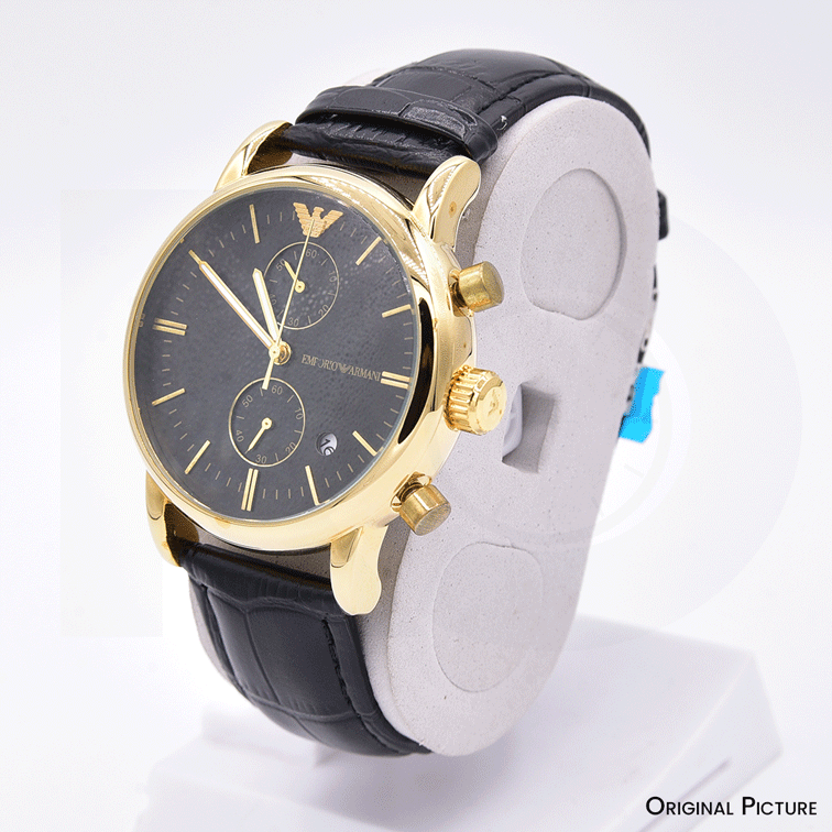 ARM Chronograph Yellow Gold Case - Leather Strap